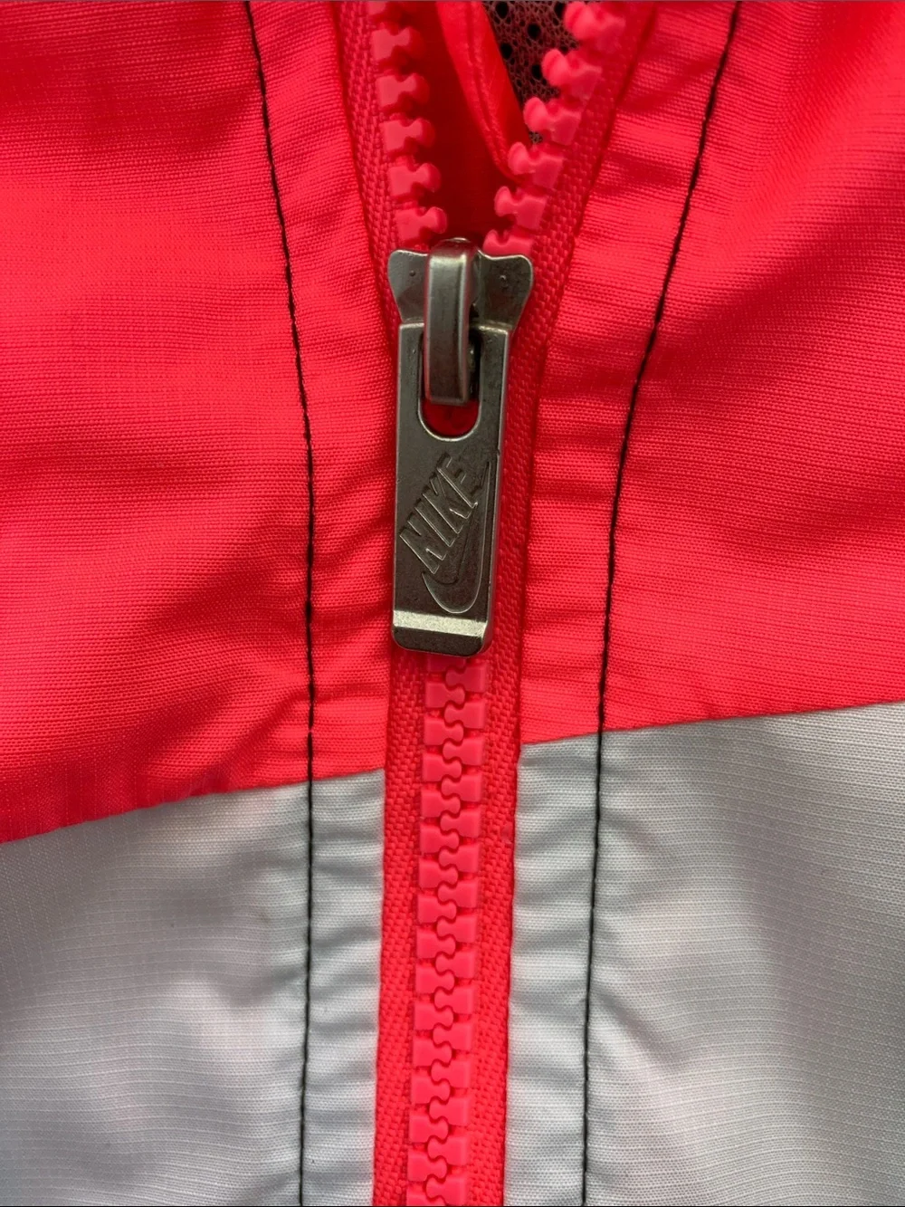SALE! 50% Off Nike Kids' Pink and Black Hooded Windbreaker Jacket Size M (5-6)